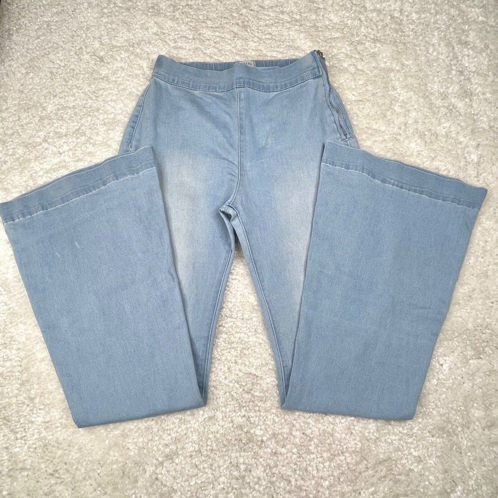 Twelve By OntWelfth High Waisted Super Flare Jean FLAW - Picture 5 of 9